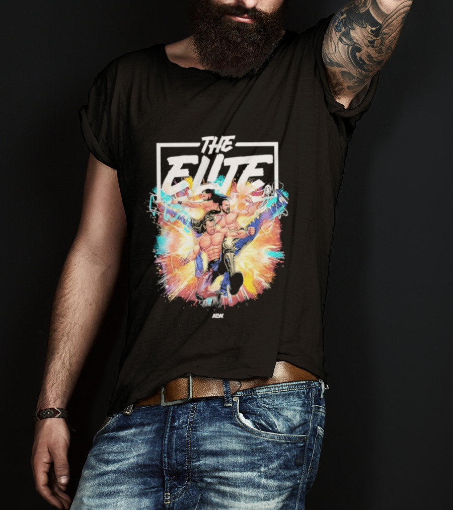 The Elite AEW Dynamic Explosion With Action Heroes T-Shirt