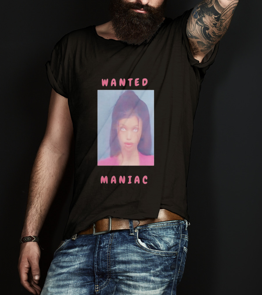 Wanted Maniac 2026 Surreal Doll Aesthetic With Glowing Eyes T-Shirt