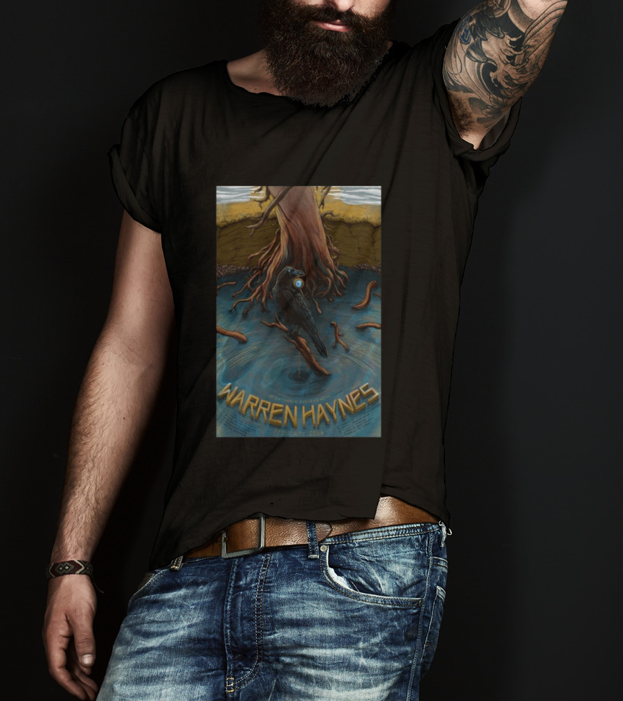 Warren Haynes An Intimate Evening February 2026 Raven And Tree Roots T-Shirt