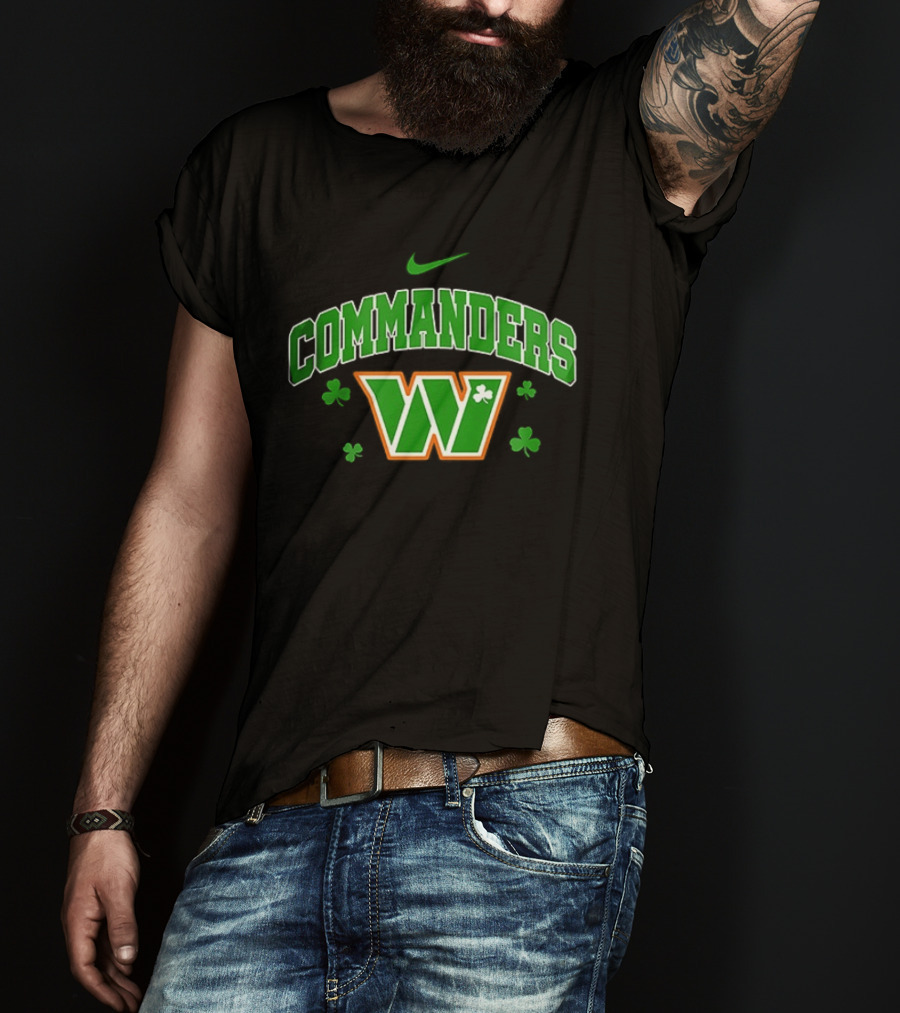 Washington Commanders Irish Woman Soul Of A Witch St Patrick's Day Nike Shamrock T-Shirt