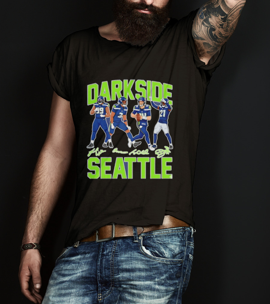 Dark Side Seattle Williams Emmanwori Jones Witherspoon Football Team Players T-Shirt