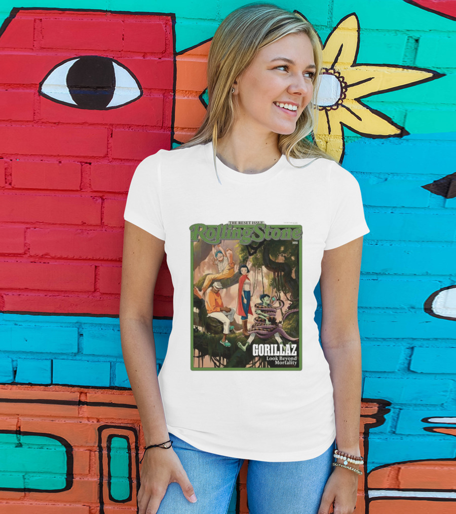 The Reset Issue Rolling Stone India Gorillaz Look Beyond Mortality T-Shirt