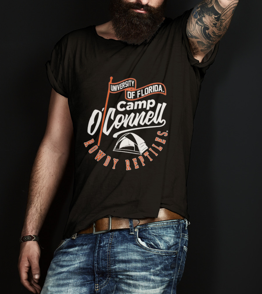 University Of Florida Camp O'Connell Rowdy Reptiles Tent T-Shirt