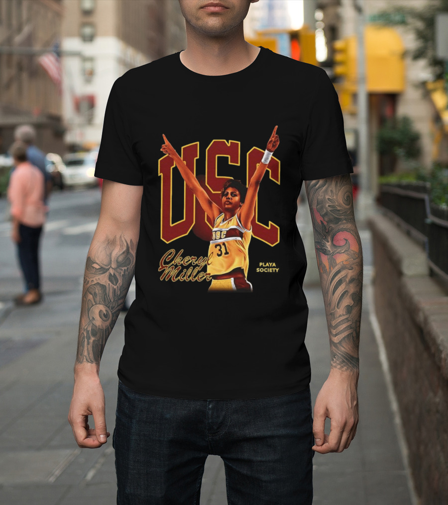 USC Cheryl Miller 31 Basketball Legend T-Shirt
