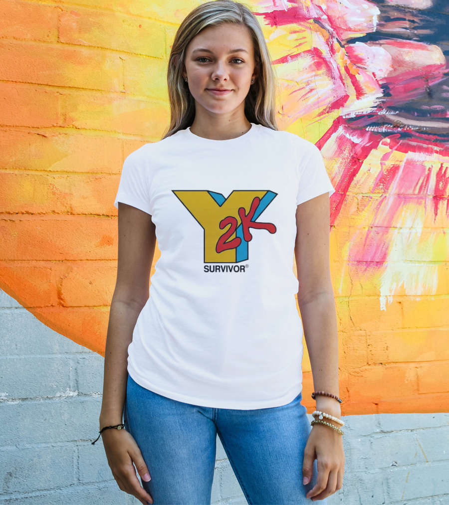Y2K Survivor Retro 2000s Nostalgia Fashion Trend T-Shirt