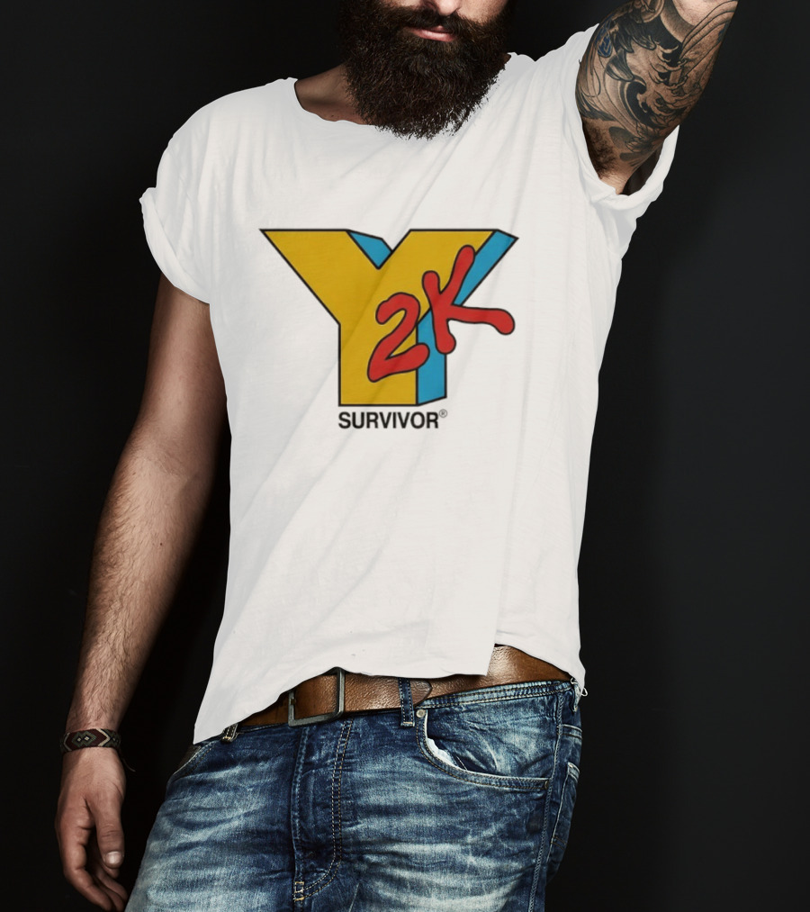 Y2K Survivor Retro 2000s Nostalgia Fashion Trend T-Shirt