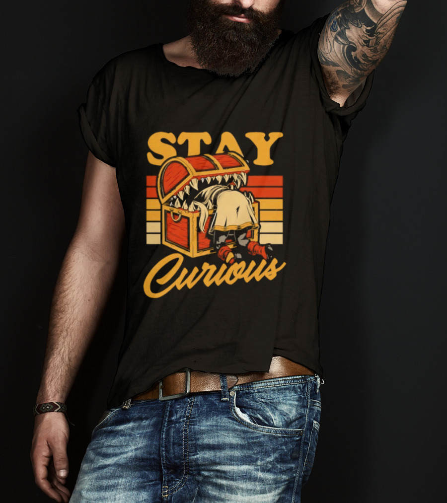 Stay Curious Elf Anime Treasure T-Shirt