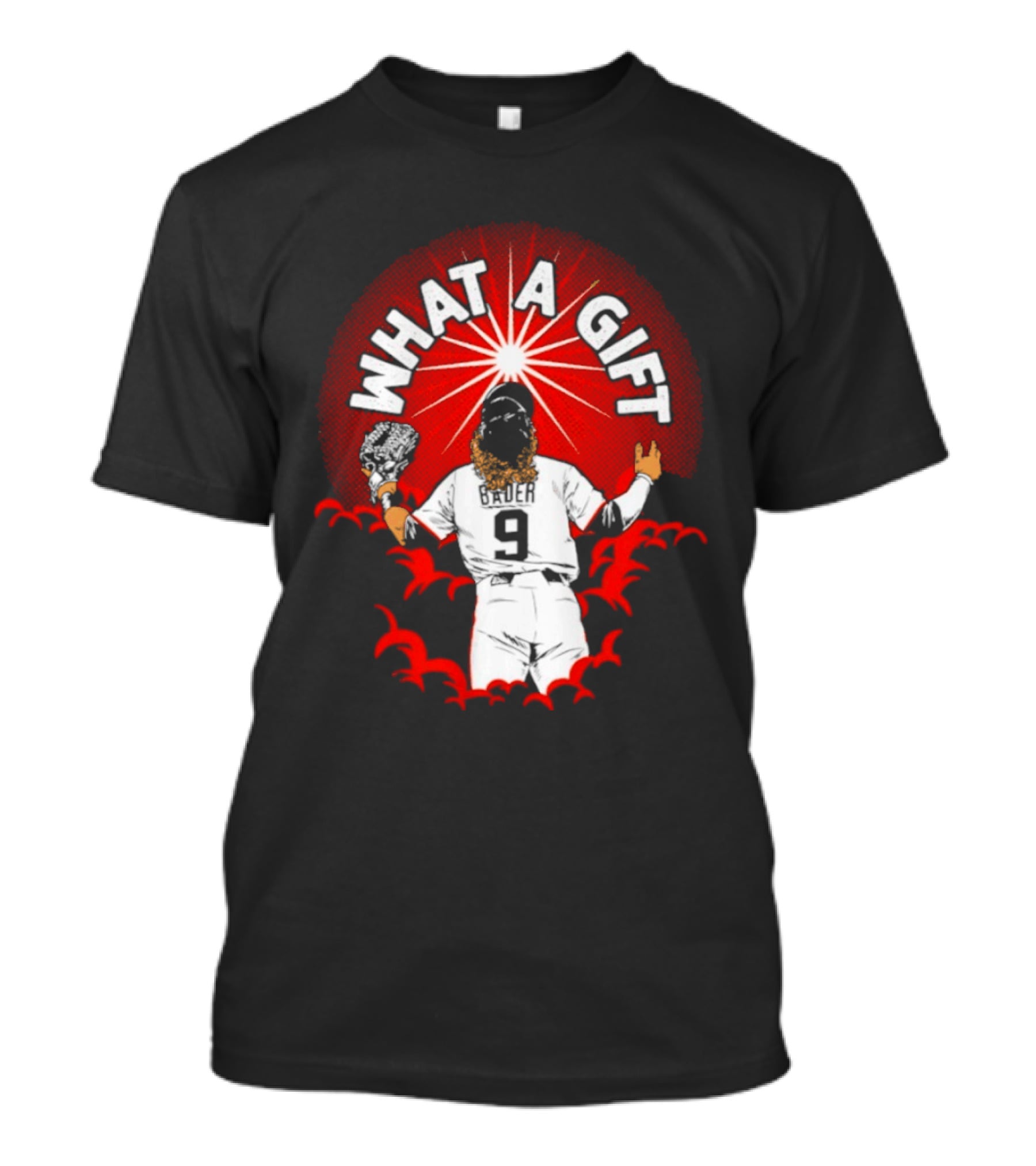 What A Gift Harrison Bader San Francisco Number 9 T-Shirt