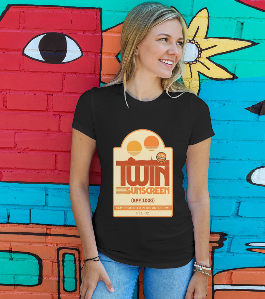 Twin Sunscreen SPF 1000 UV Extreme Stay Protected In The Outer Rim 6 Fl. Oz T-Shirt