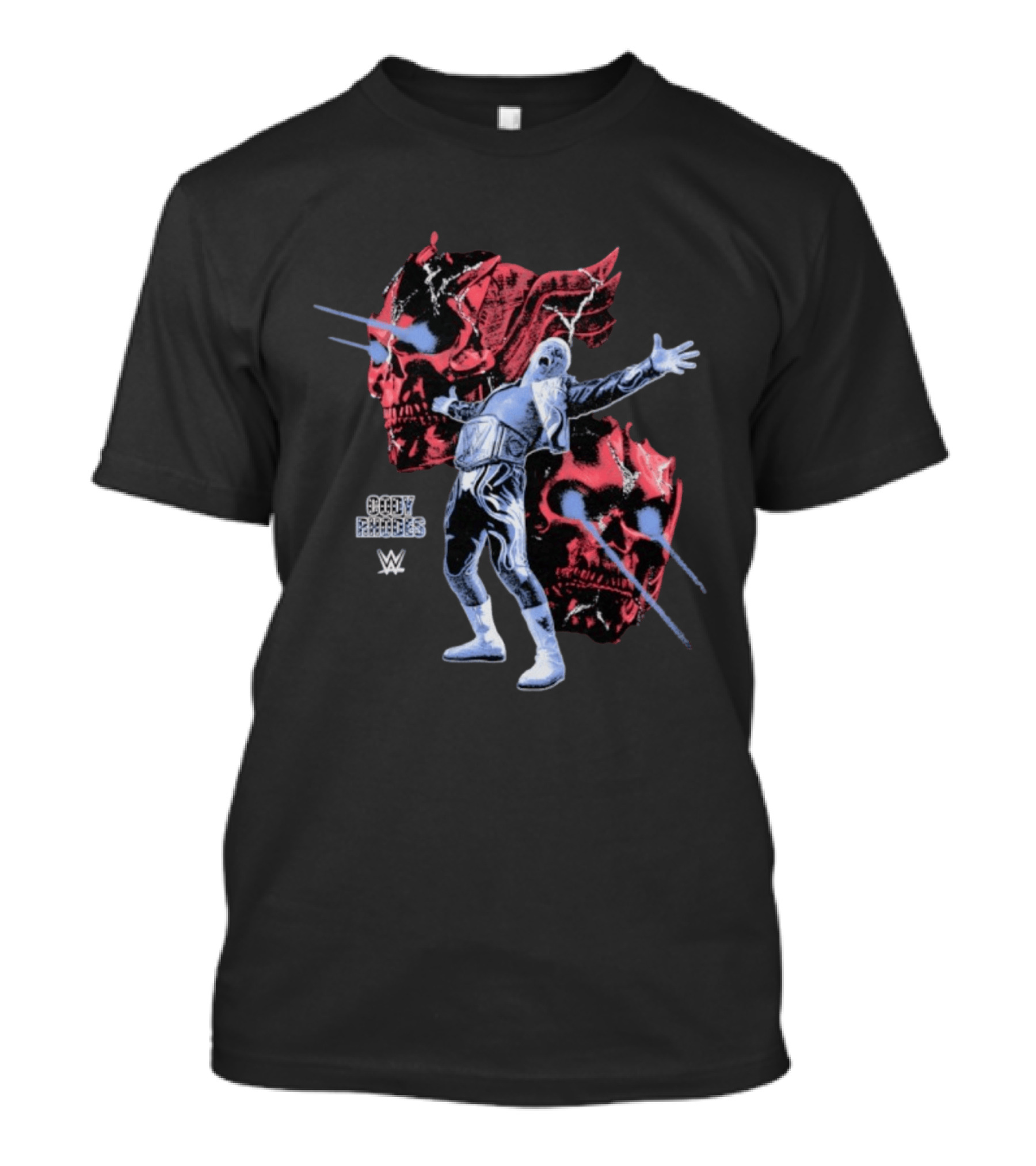 Cody Rhodes WWE Skull WrestleMania 42 T-Shirt
