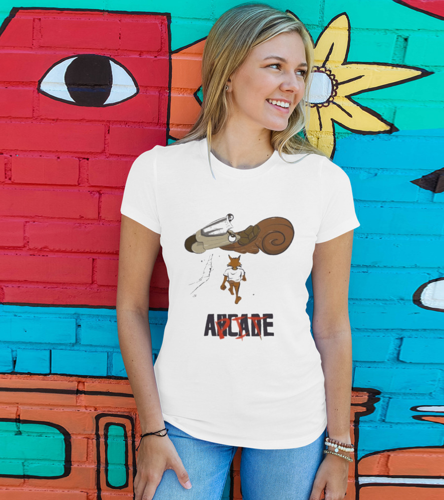 Smight Akira Arcade Pit Retro Futuristic Motorcycle Adventure T-Shirt