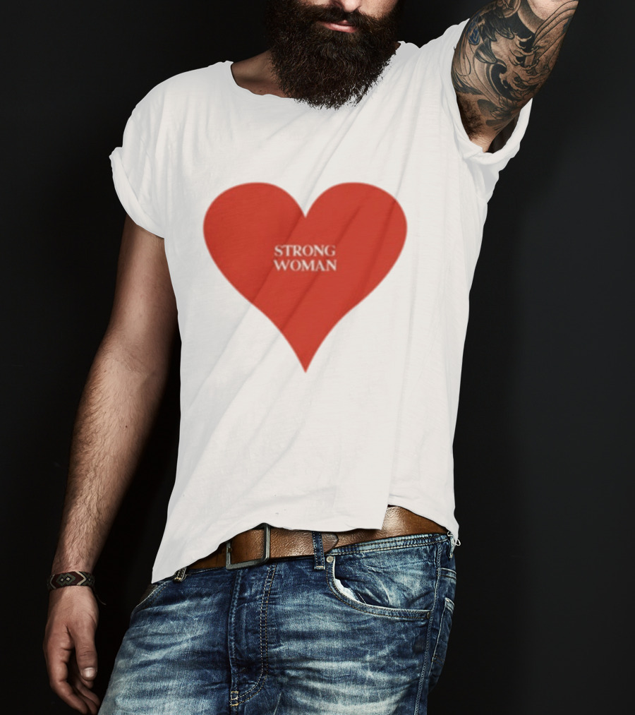 Strong Woman Heart Gemma Johnson Neighborhood Empowerment T-Shirt