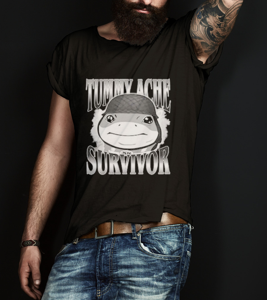 Tummy Ache Survivor Jeff The Land Shark Helmet Meme T-Shirt