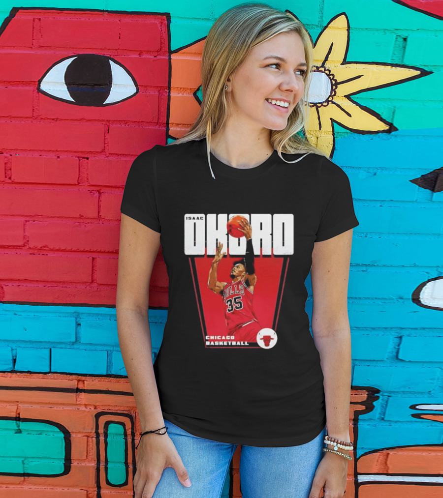 Chicago Basketball Okoro 35 Bulls Dunk T-Shirt