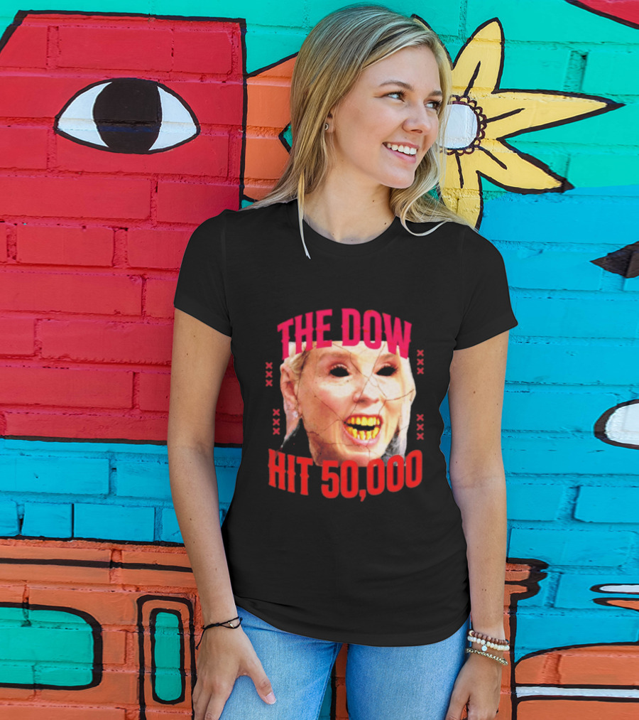 Pam Bondi The Dow Hit 50 000 Protest Epstein Files T-Shirt