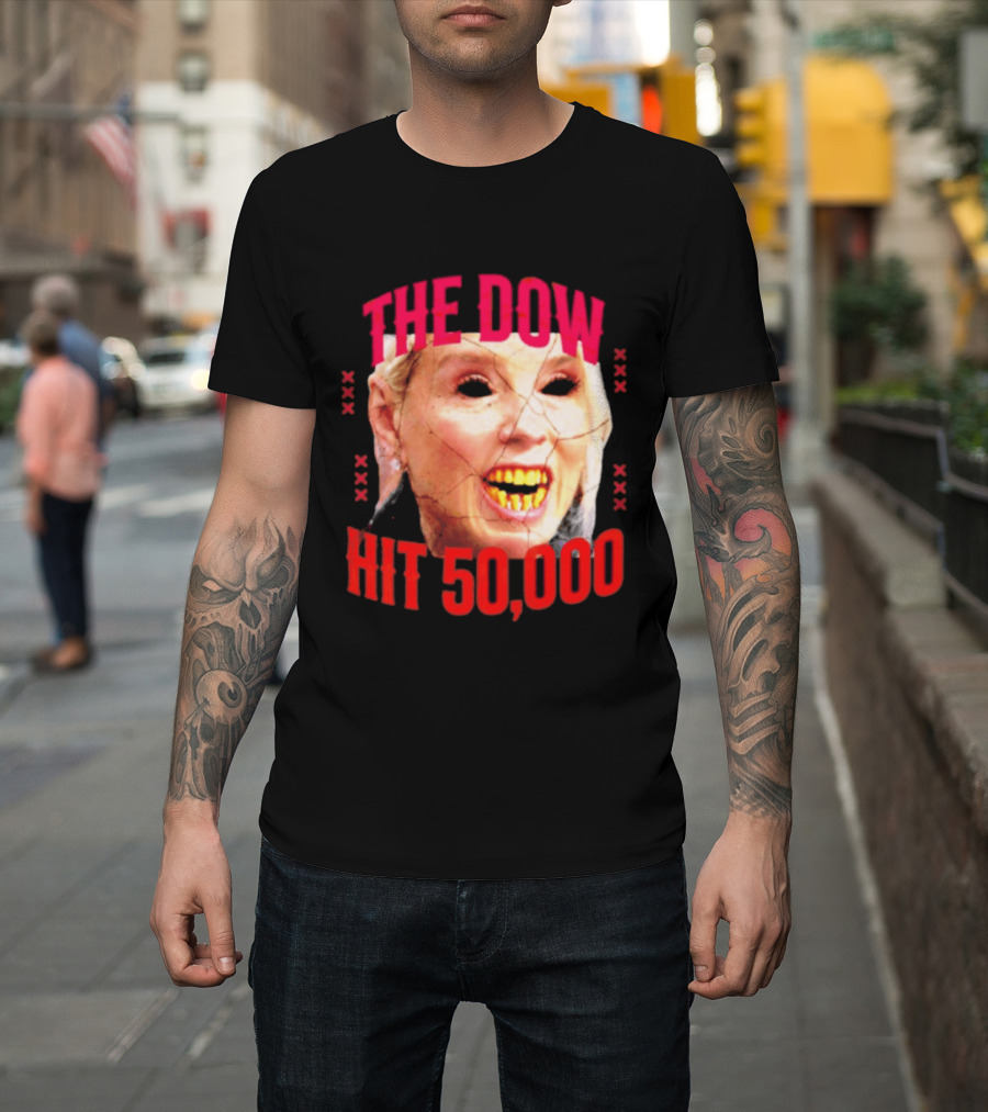Pam Bondi The Dow Hit 50 000 Protest Epstein Files T-Shirt