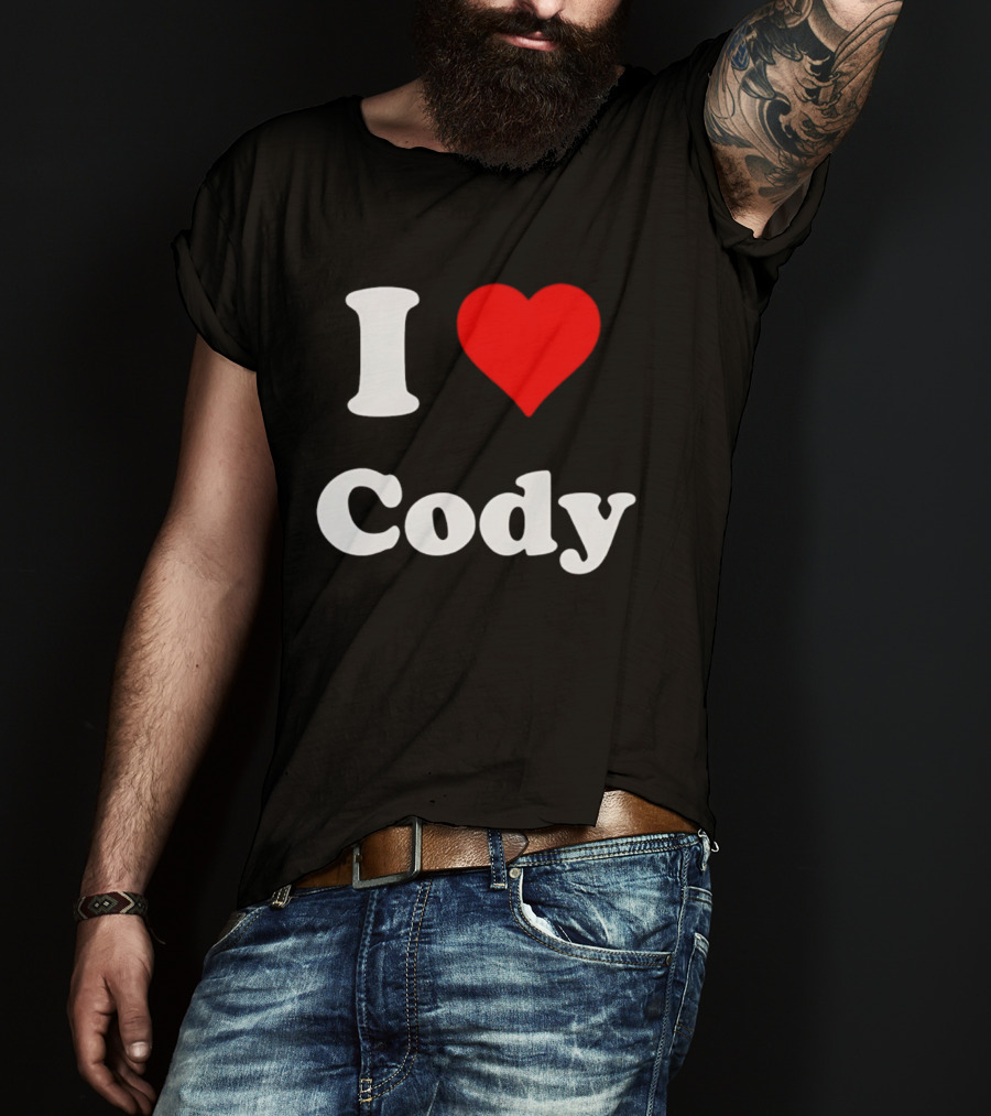 I Love Cody Heart T-Shirt