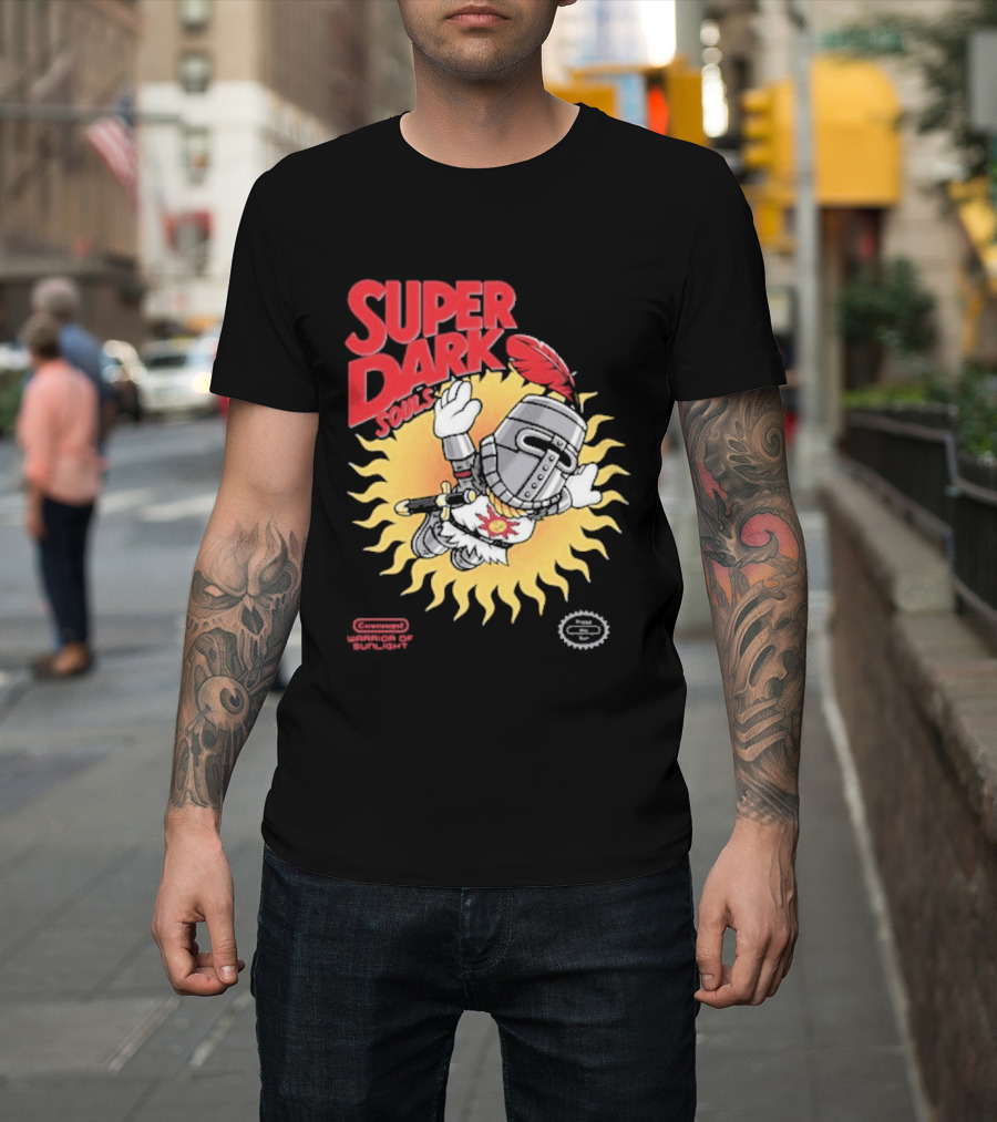 Super Dark Souls Praise The Sun Solaire T-Shirt