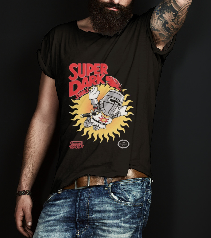 Super Dark Souls Praise The Sun Solaire T-Shirt