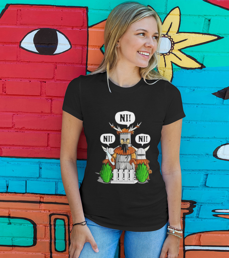 Knights Of Ni Monty Python Nature Comedy Scene T-Shirt