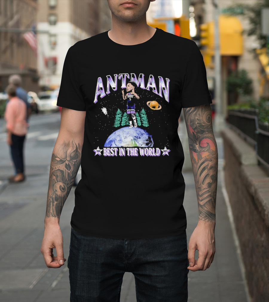 ANTMAN Best In The World Minnesota Timberwolves Basketball Planetary T-Shirt