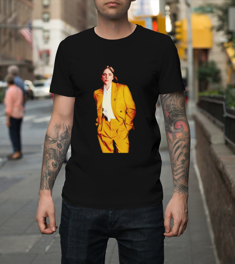 Billie Eilish Yellow Suit Fashion T-Shirt