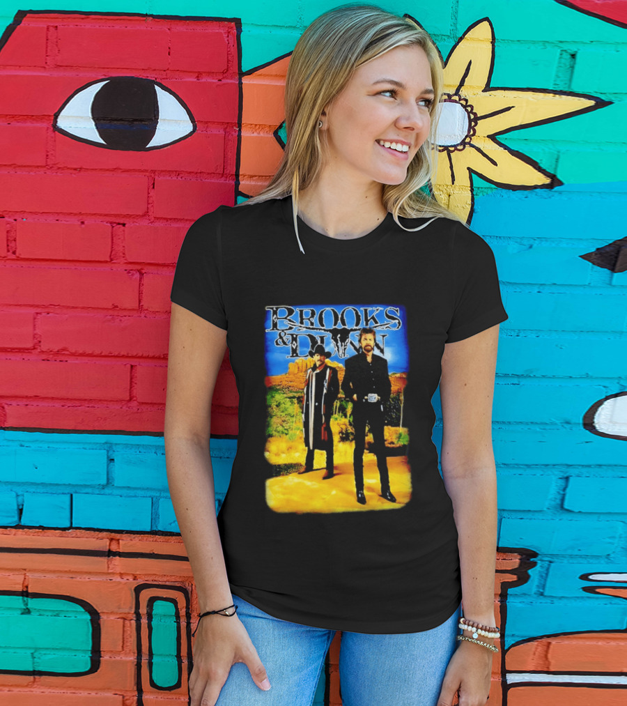 Brooks And Dunn Western Style Desert T-Shirt