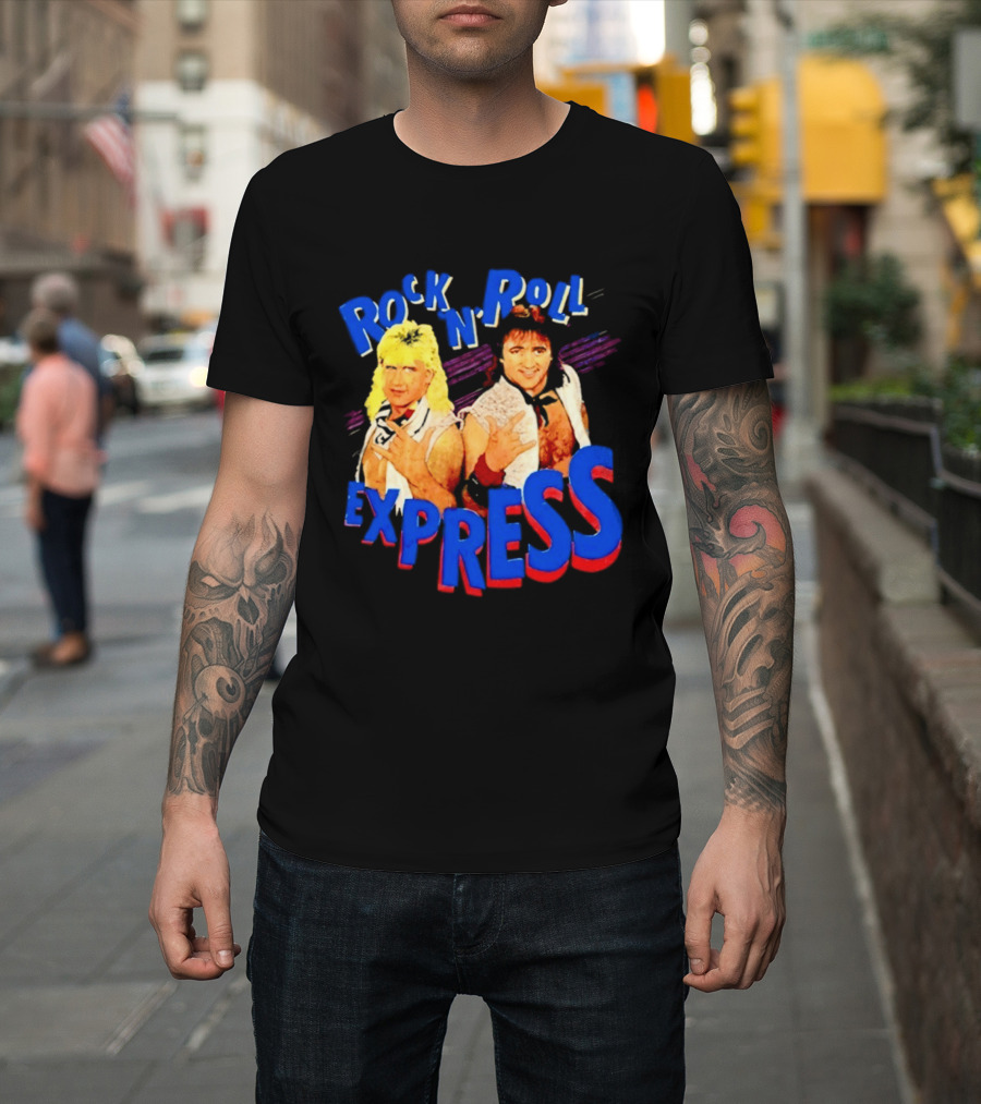 Rock N Roll Express Wrestling Tag Team Legends T-Shirt