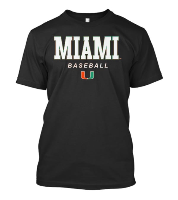 Miami Baseball Miami U Wordmark T-Shirt