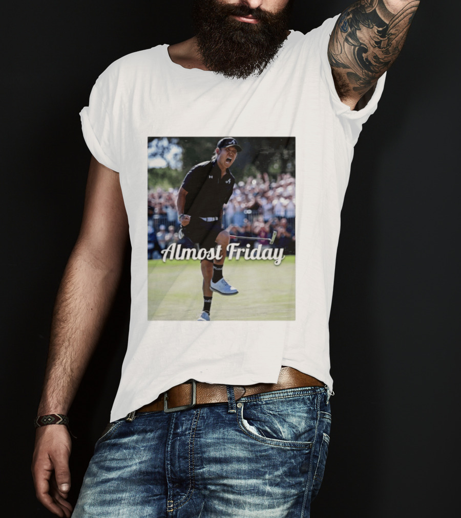 Anthony Kim Almost Friday Golf Comeback Celebration Moment T-Shirt