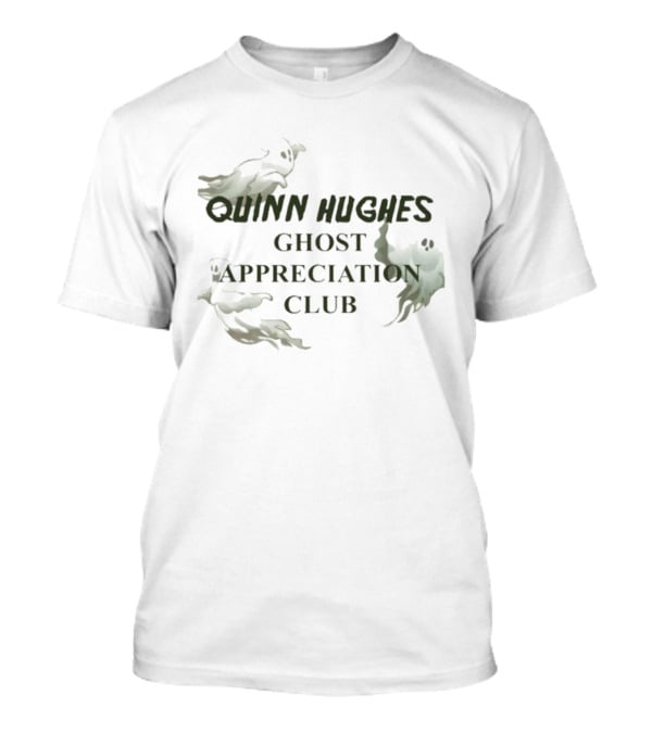 Quinn Hughes Ghost Appreciation Club T-Shirt