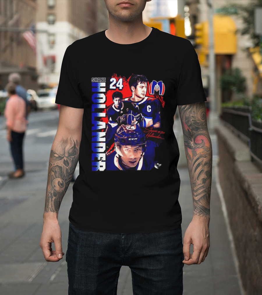 Shane Hollander 24 MLH Hockey Heated Rivalry Romantic T-Shirt