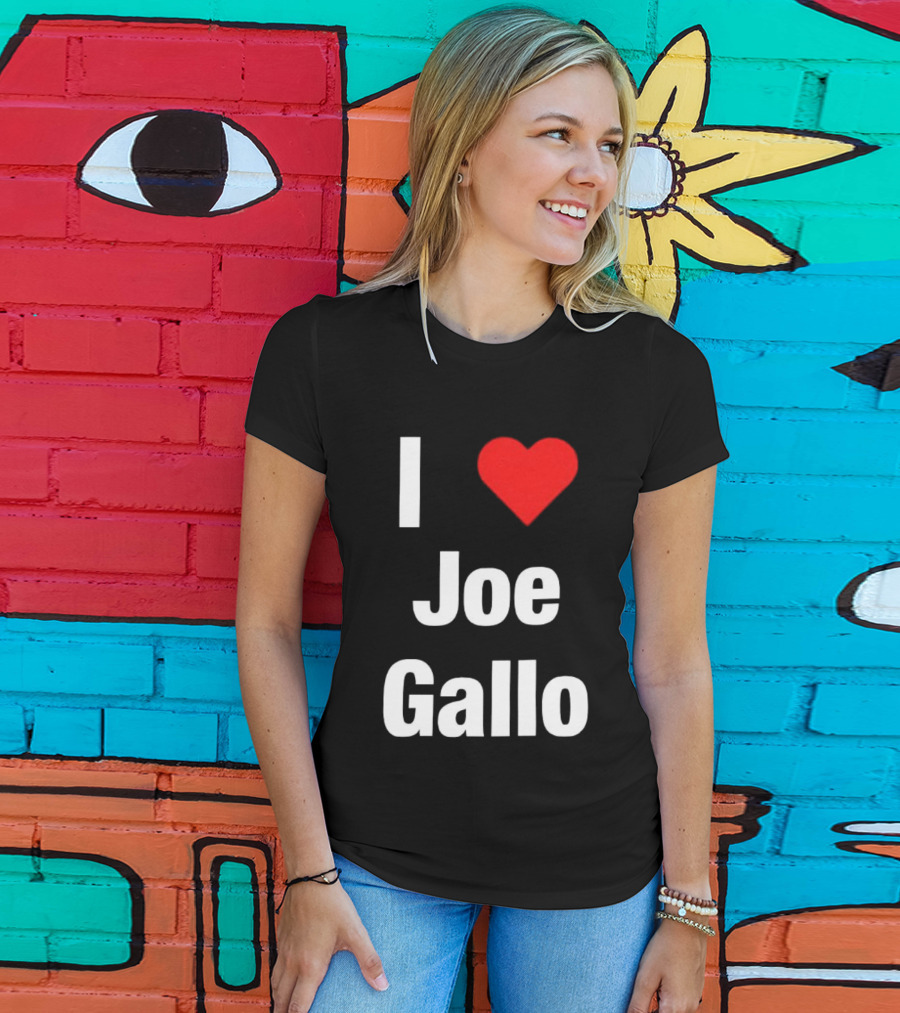 I Love Joe Gallo Merrimack Warriors Basketball T-Shirt