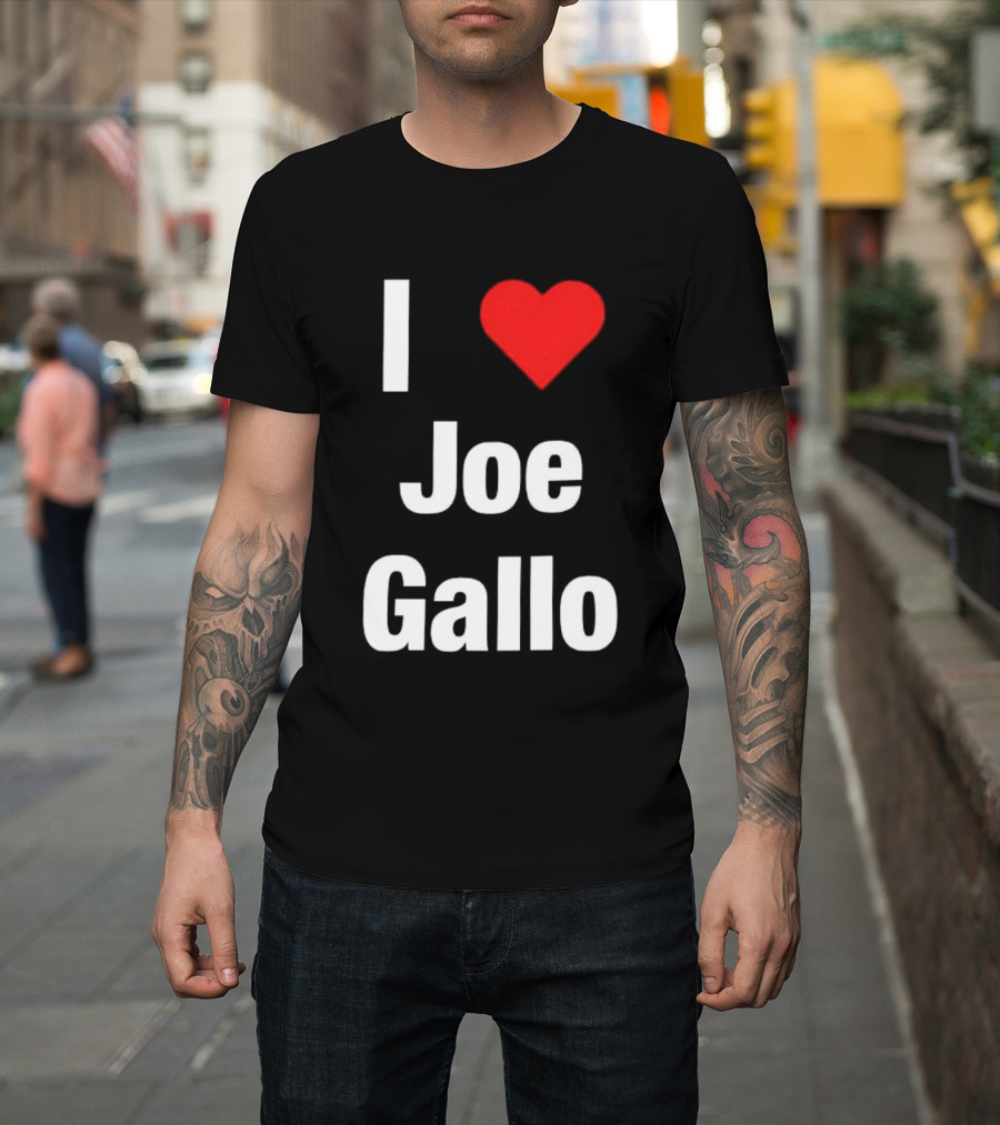 I Love Joe Gallo Merrimack Warriors Basketball T-Shirt