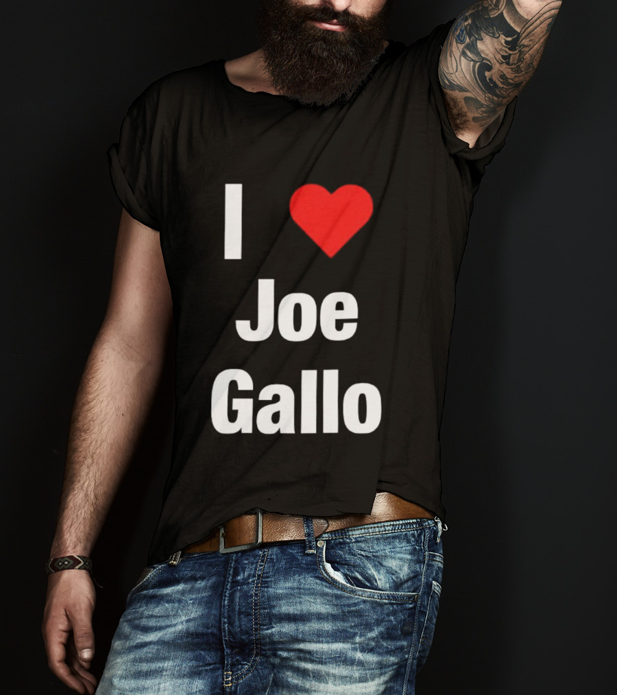 I Love Joe Gallo Merrimack Warriors Basketball T-Shirt