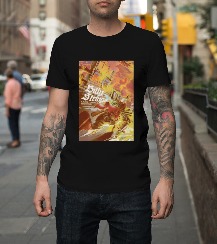 Billy Strings Bridgestone Arena Nashville TN February 20 2026 Castle Fire Fantasy T-Shirt