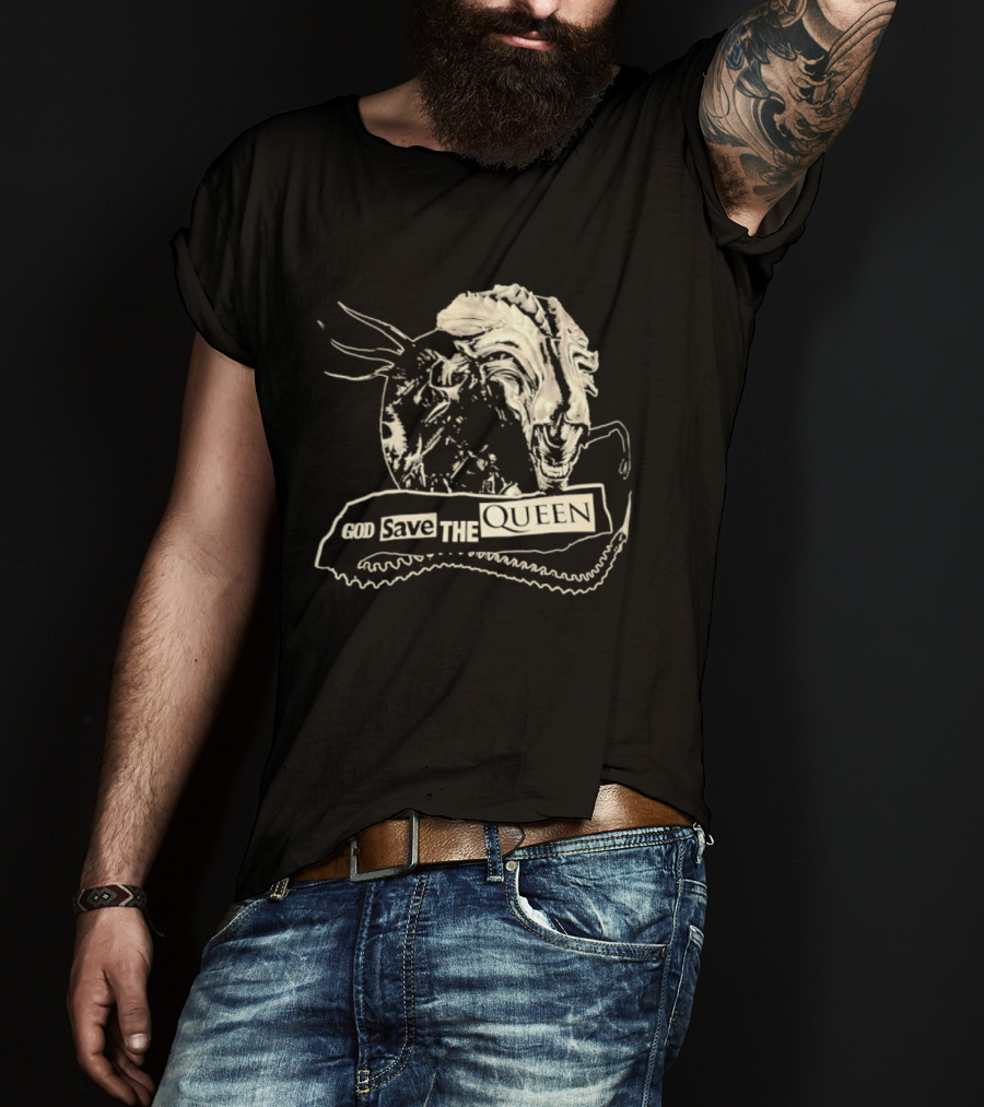 God Save The Alien Queen T-Shirt