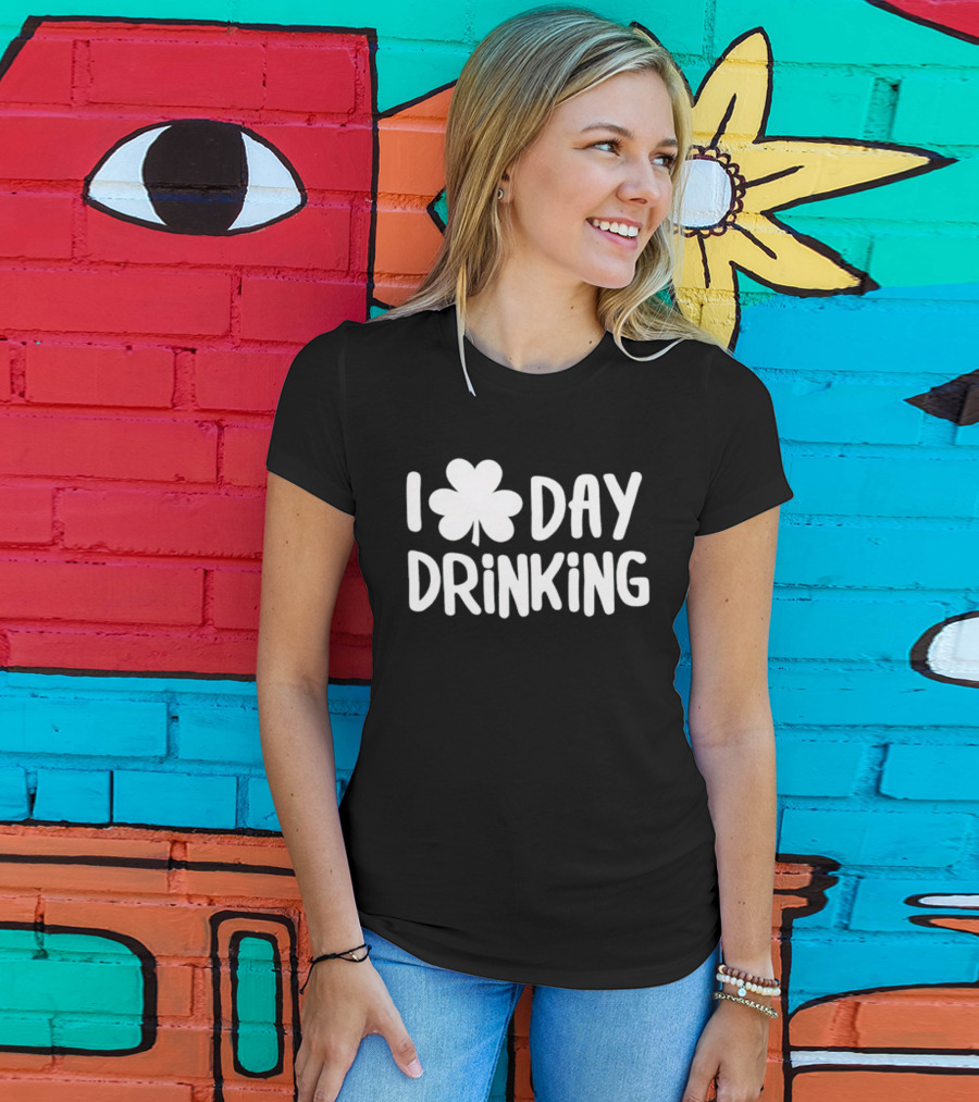 Shamrock I Day Drinking St. Patrick's Day Celebration T-Shirt