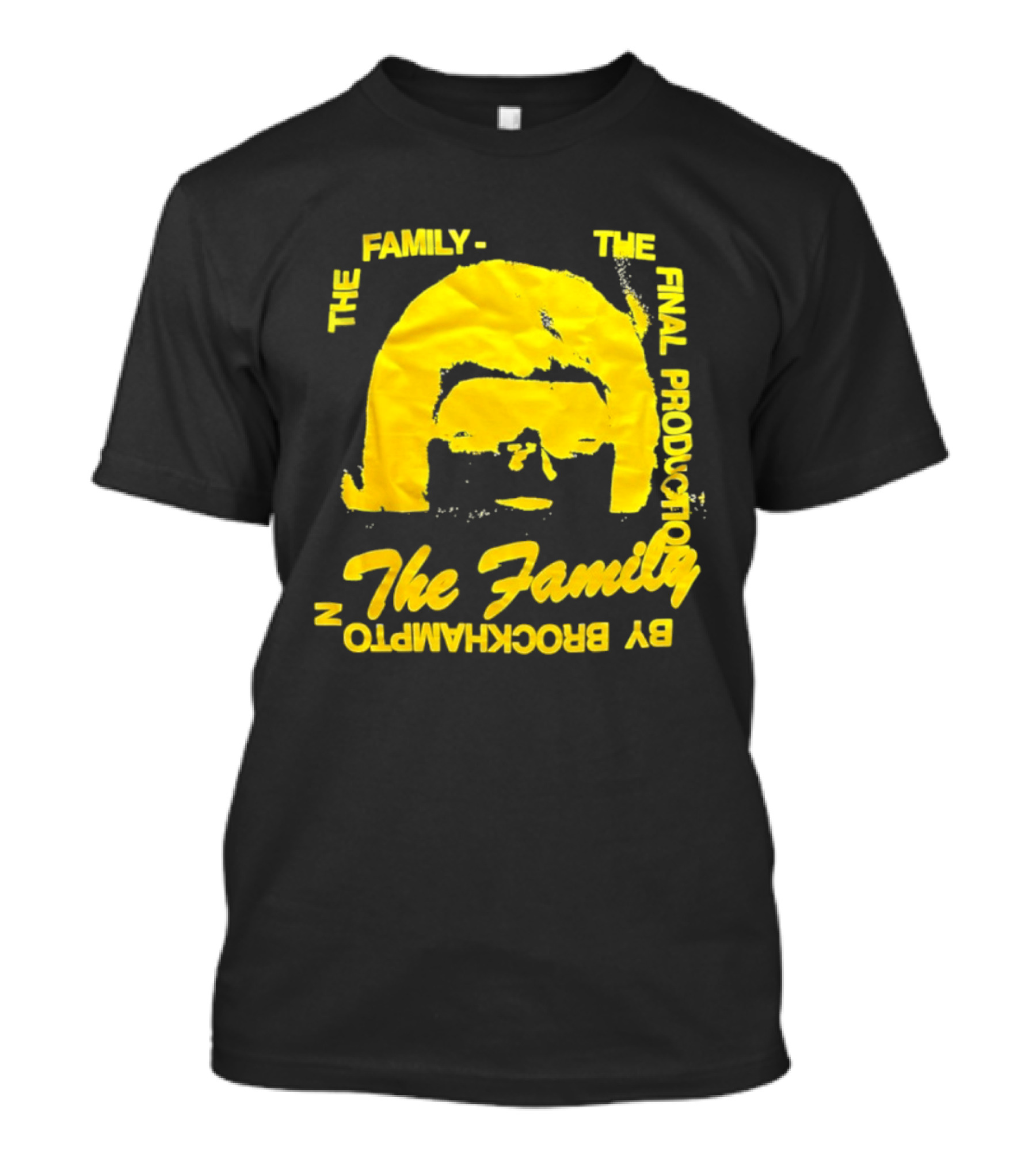 The Family The Final Production By Brockhampton Face Silhouette Yellow T-Shirt