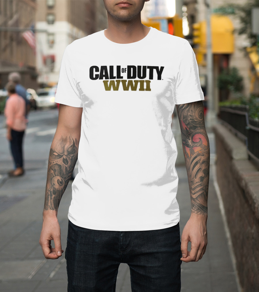 Call Of Duty WWII Gaming Merchandise Iconic Title T-Shirt