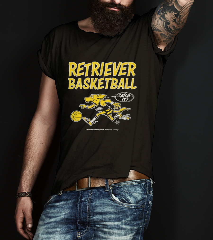 Retriever Basketball Catch It UMBC Retrievers University Of Maryland Baltimore County T-Shirt