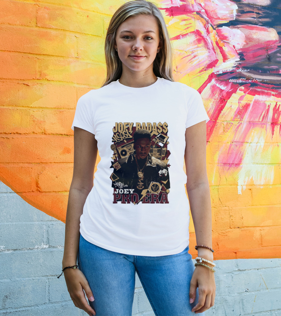 Joey Badass Pro Era Hip Hop Retro Style Collage T-Shirt