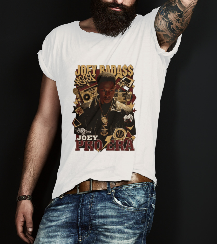 Joey Badass Pro Era Hip Hop Retro Style Collage T-Shirt