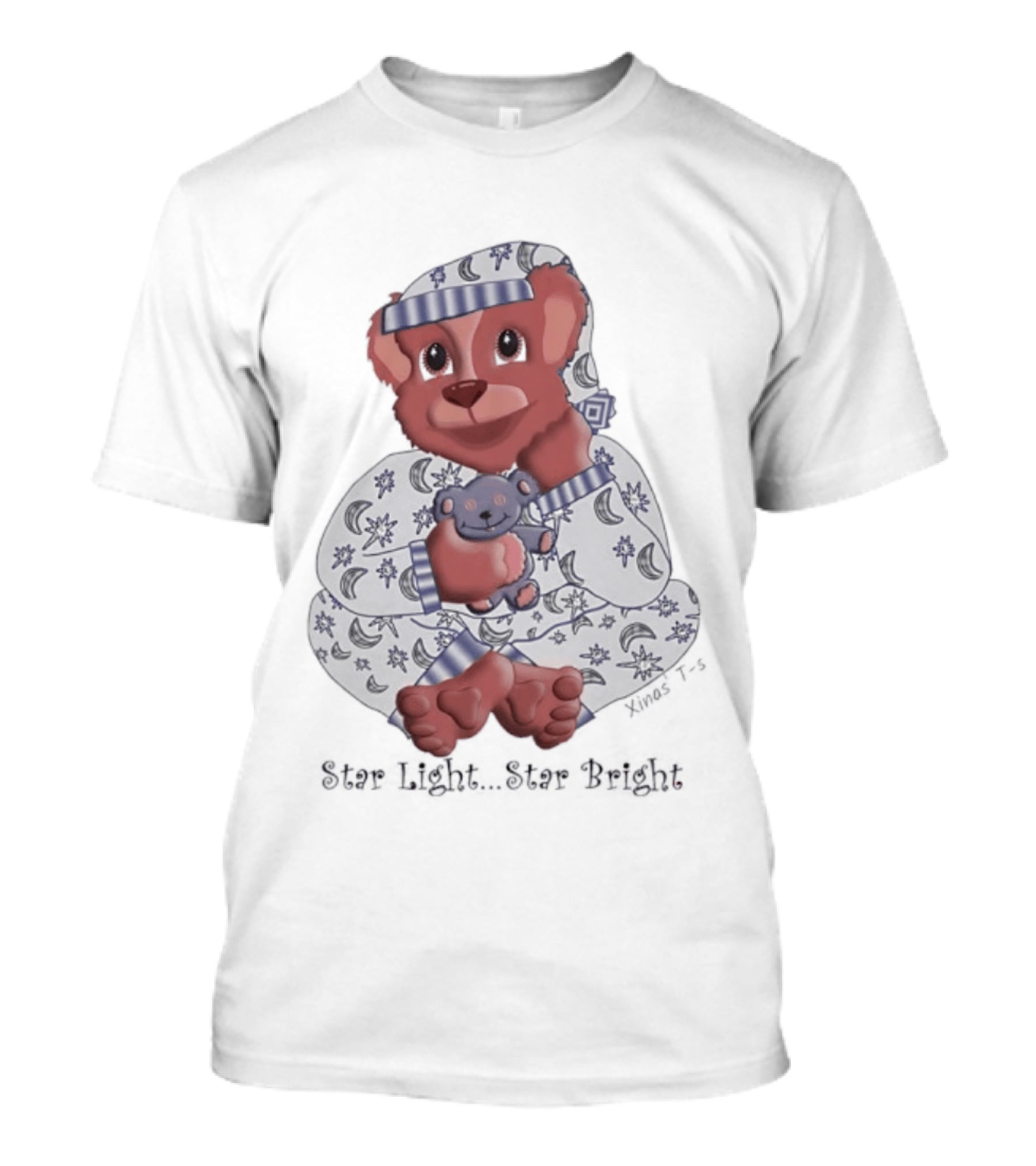 Star Light Star Bright Sleepy Bear Pajama Magic T-Shirt