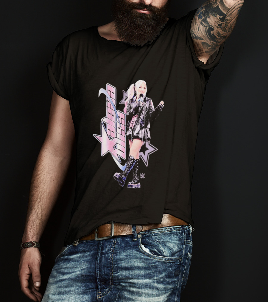 WWE Alexa Bliss Star Theme With Microphone And Boots T-Shirt