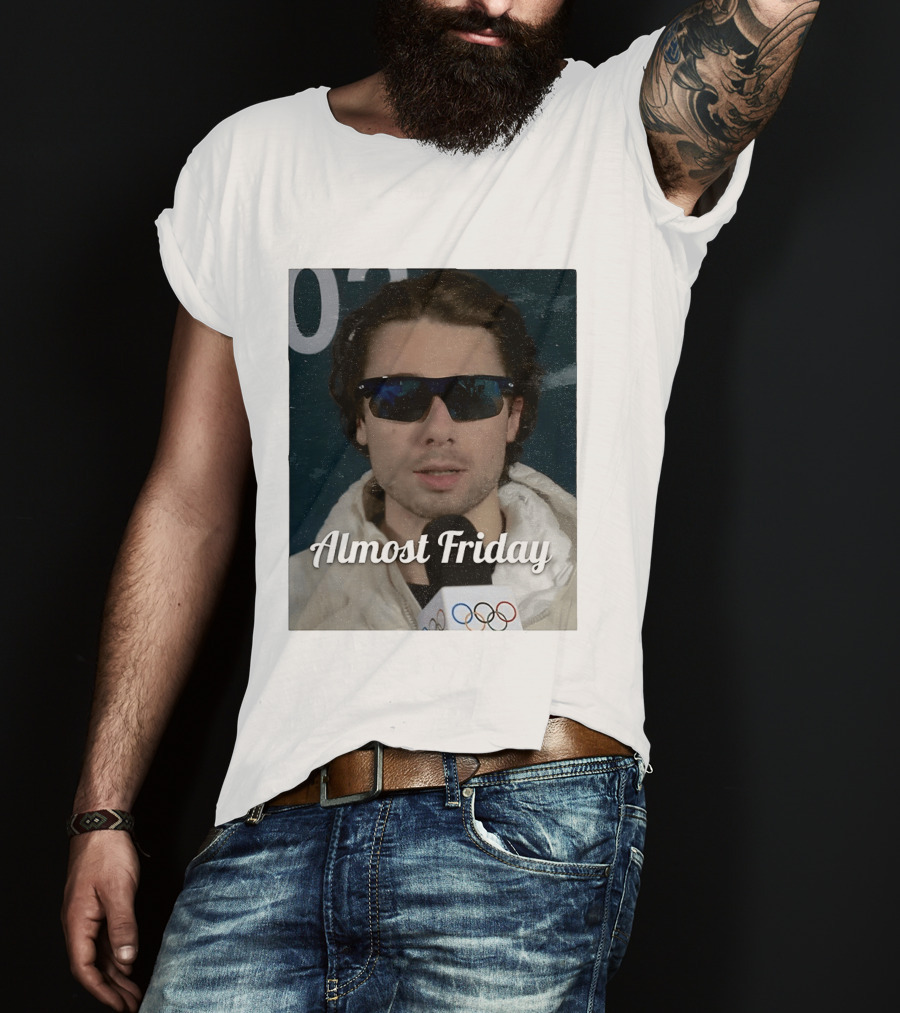 Quinn Hughes Almost Friday Olympics Sunglasses Interview T-Shirt