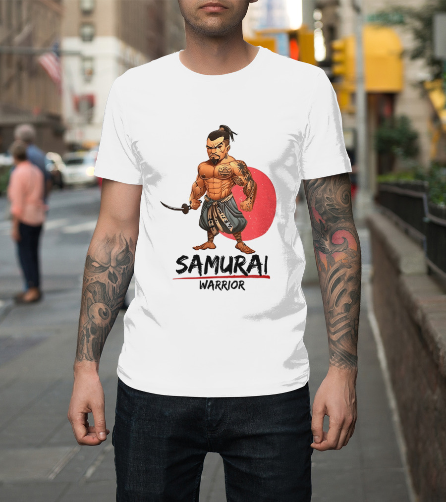Samurai Warrior Strong Japanese T-Shirt