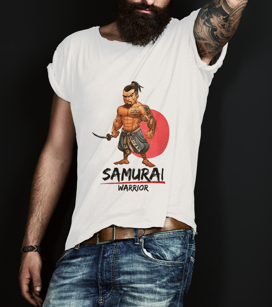 Samurai Warrior Strong Japanese T-Shirt