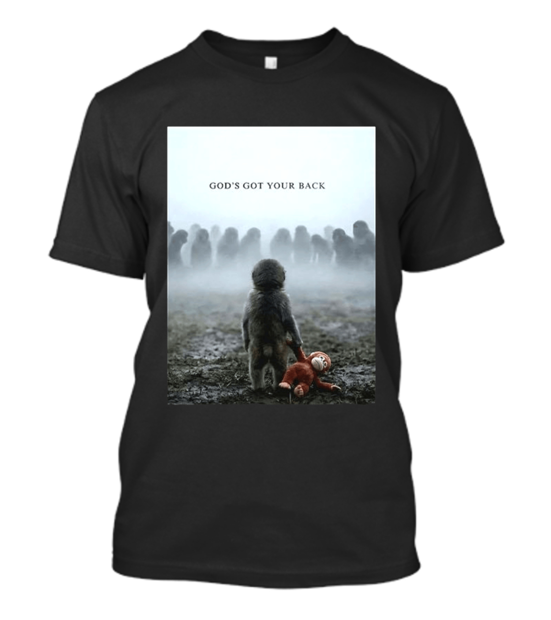 God's Got Your Back Monkey At Dawn T-Shirt