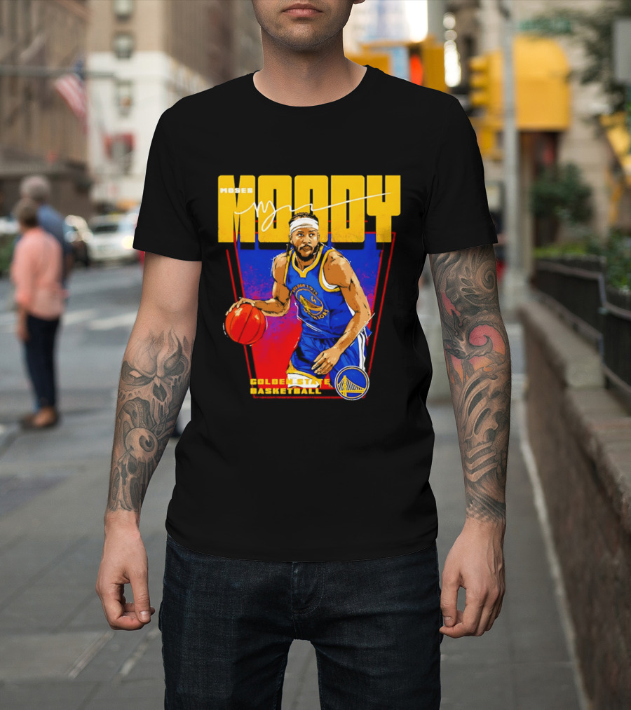 Moses Moody Golden State Warriors Basketball T-Shirt